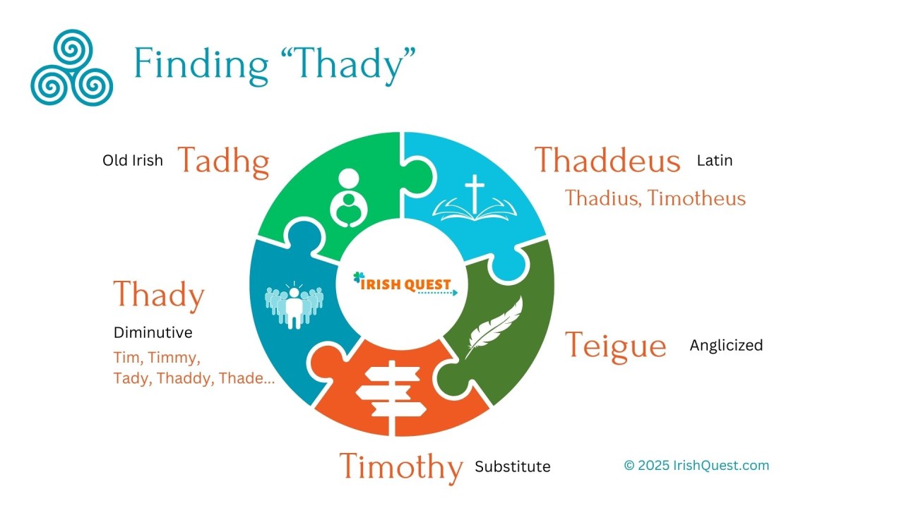 From Tadhg to Thaddeus to Timothy to Thady